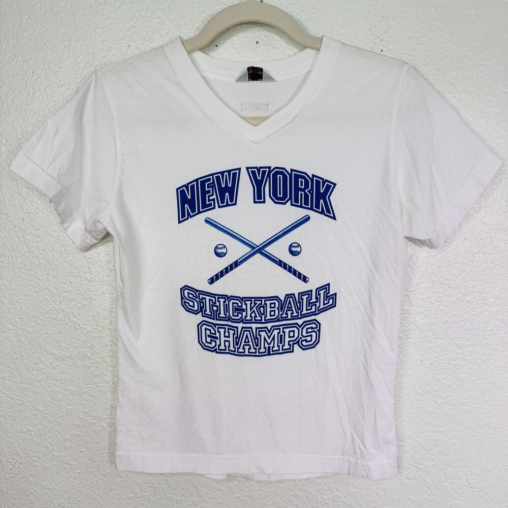 Hard Tail Forever Y2K Shirt Womens Large New York Stickball Champs Graphic Tee